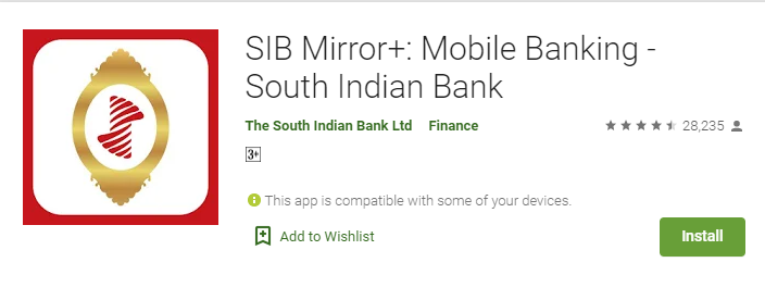 South indian bank mobile banking
