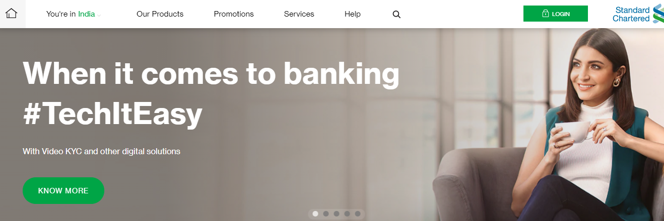 standard chartered online banking
