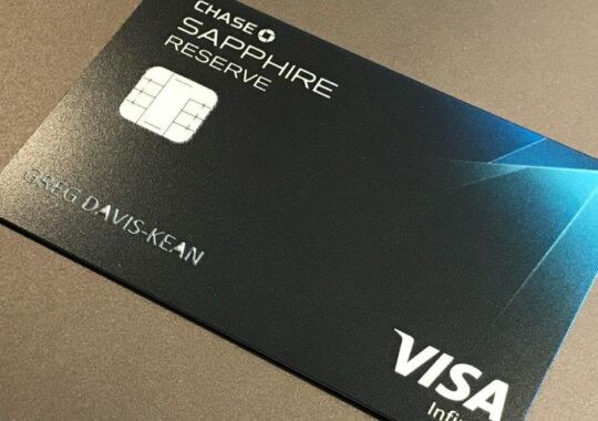 Chase Sapphire Reserve Credit Card Benefits