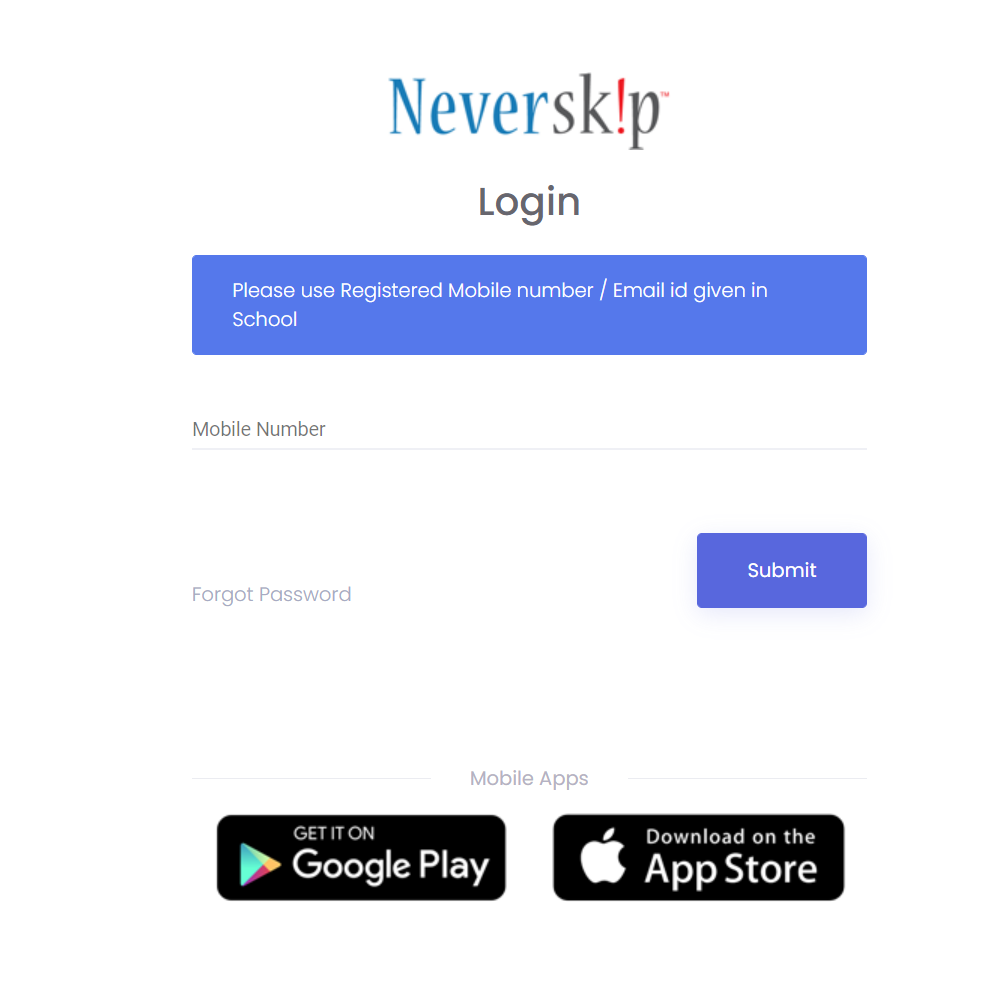 NeverSkip Parent Portal