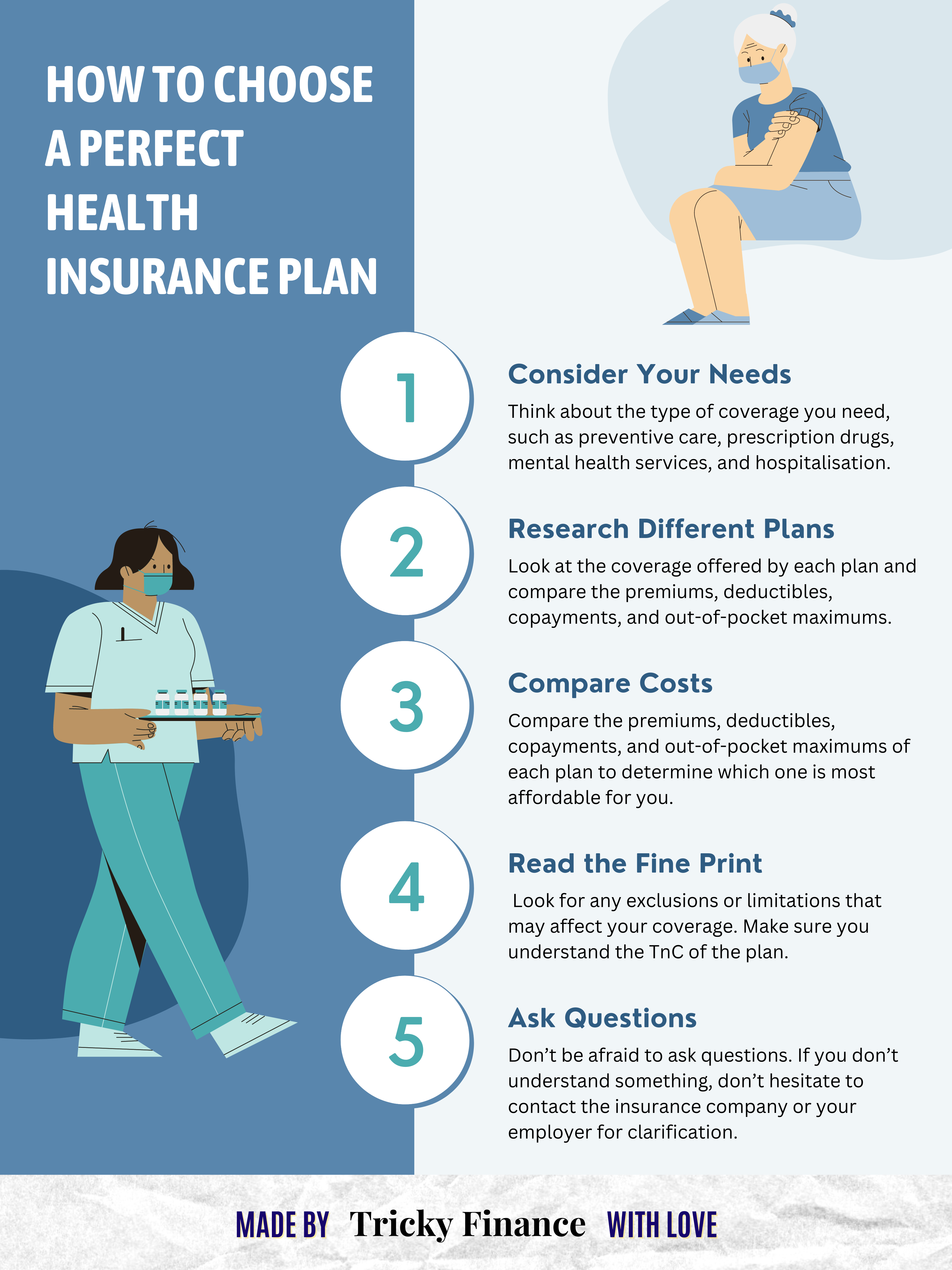 tips to choose a health insurance plan