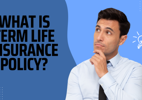 What is term life insurance policy?